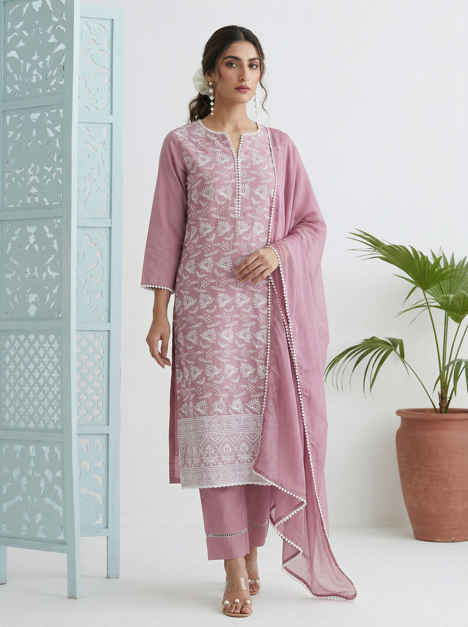 rust-pure-cotton-schiffli-embroidered-straight-kurta-set-with-cotton-pants-inner-najmin-chiffon-dupatta