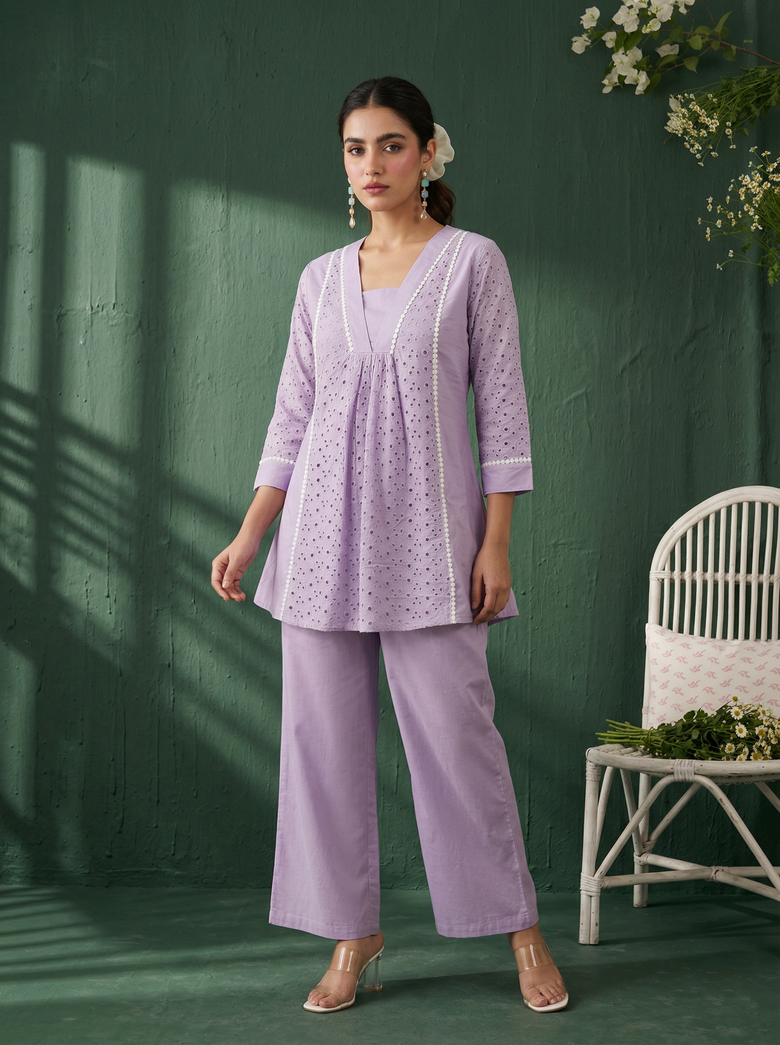 lilac-pure-cotton-schiffli-embroidered-fit-flare-co-ord-set