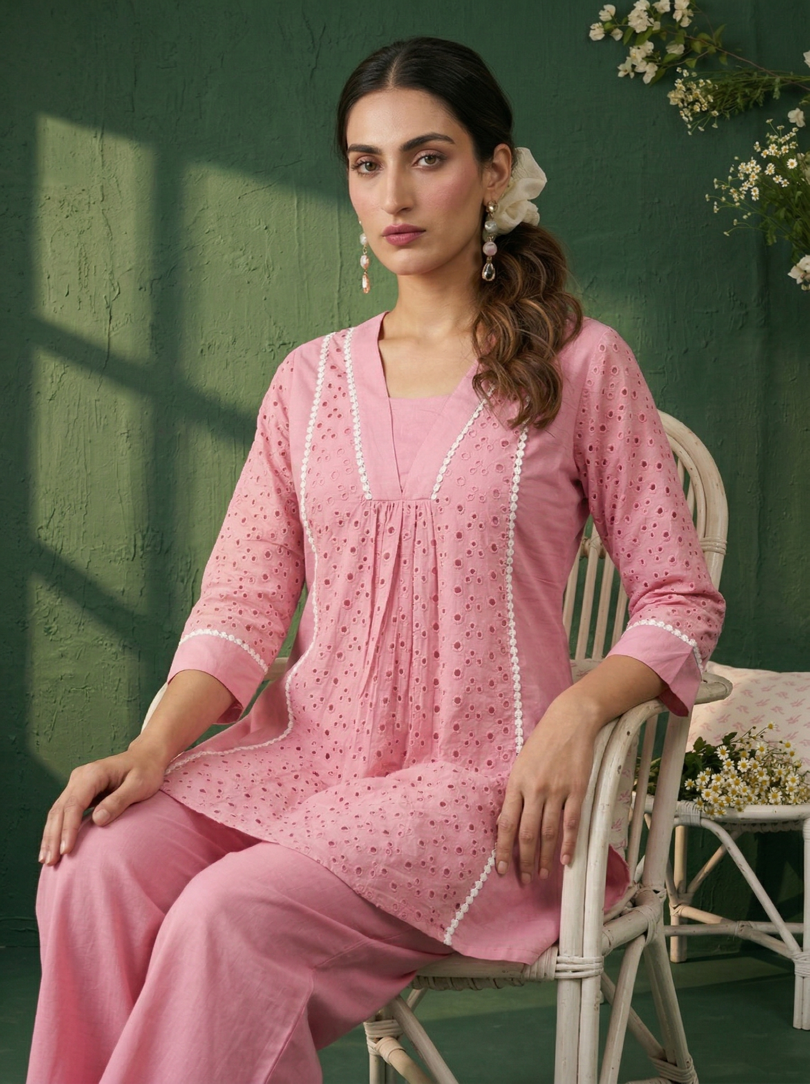 pink-pure-cotton-schiffli-embroidered-fit-flare-co-ord-set