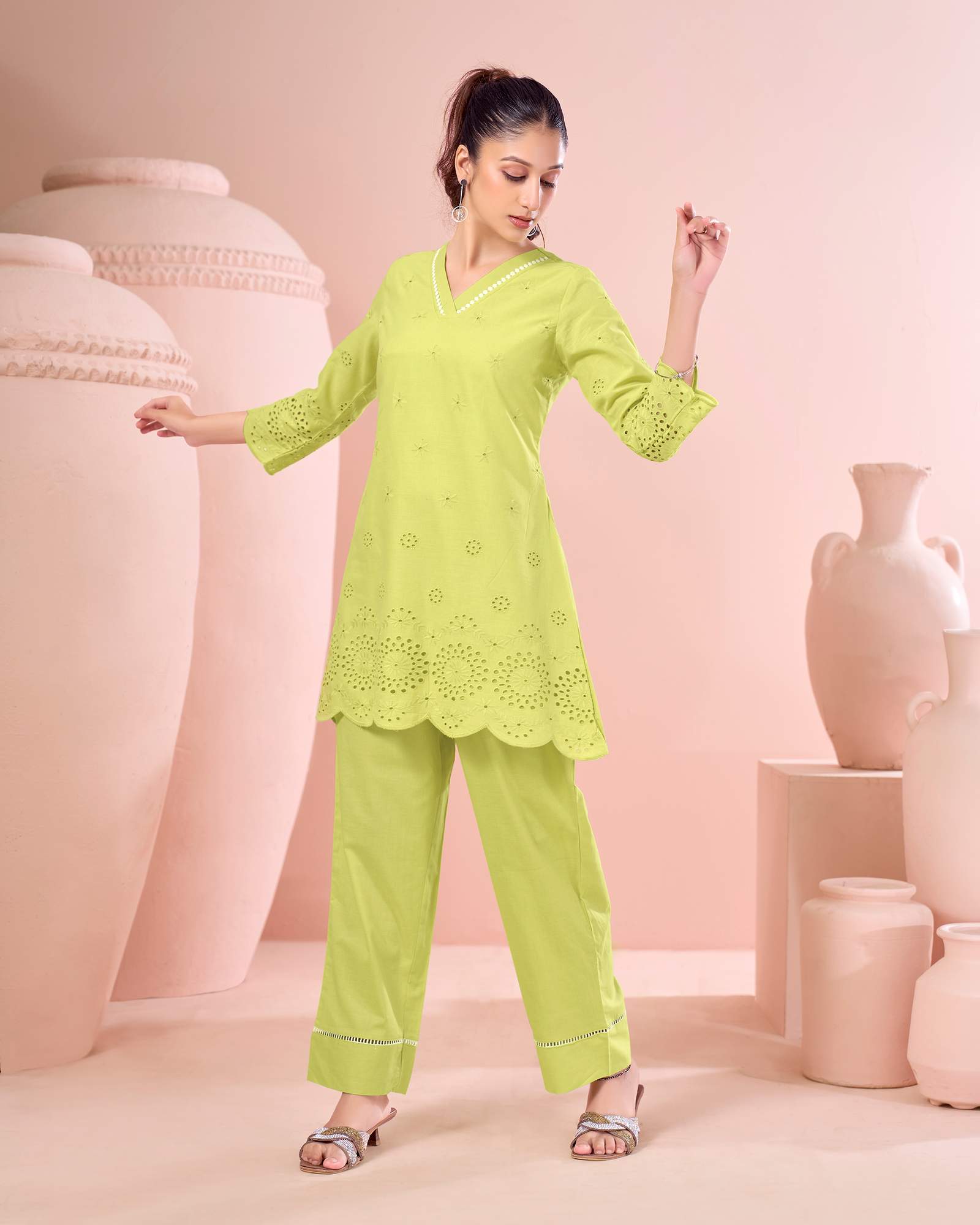 womens-pure-cotton-green-schiffli-co-ord-set