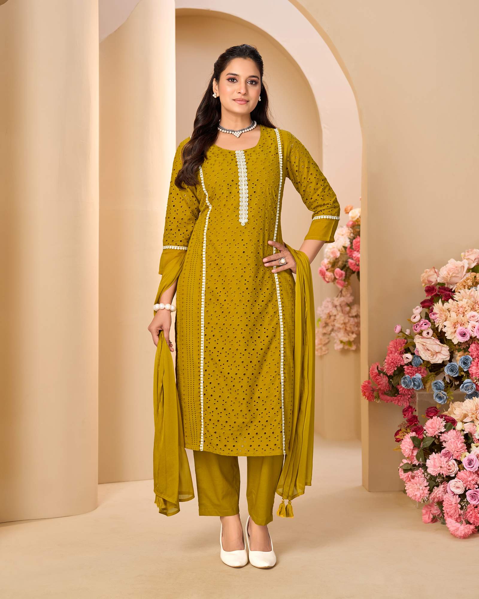 mustard-pure-cotton-schiffly-kurta-set-with-dupatta-for-women-sk-13