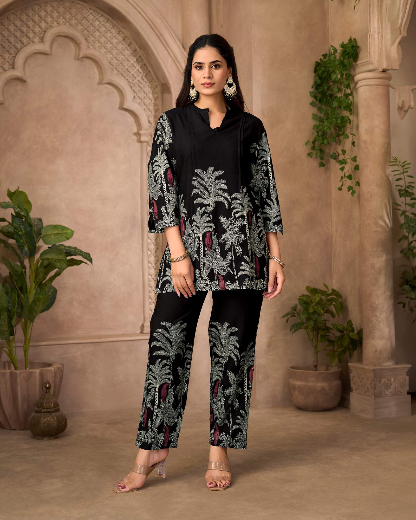 black-rayon-floral-printed-co-ord-set-for-women