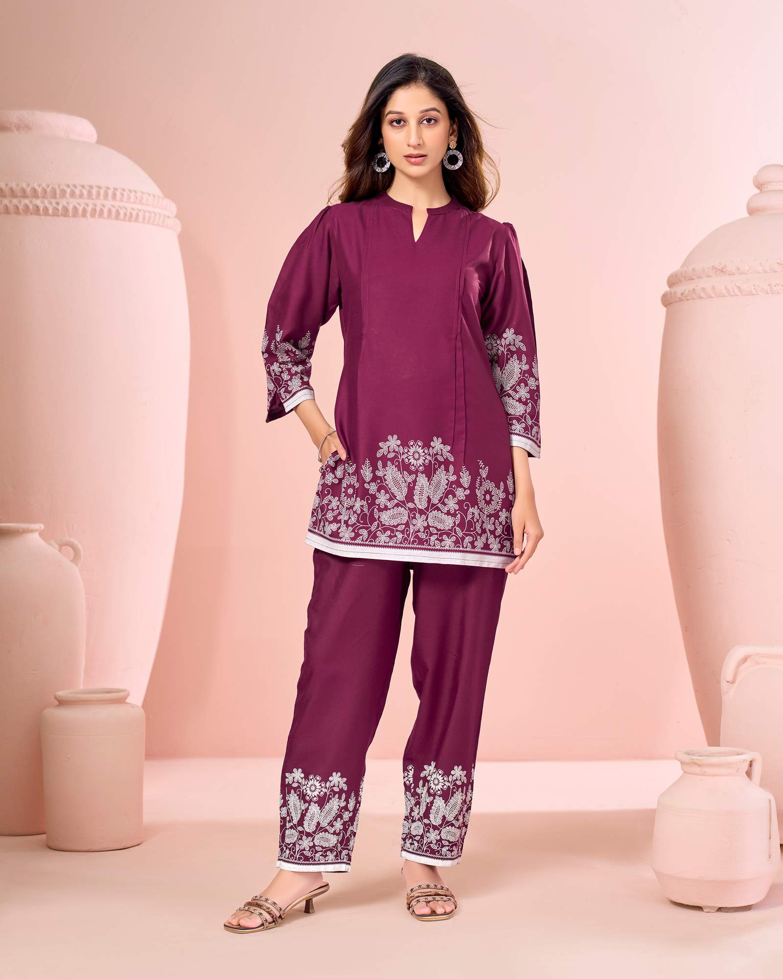 maroon-rayon-floral-printed-co-ord-set-for-women-4068