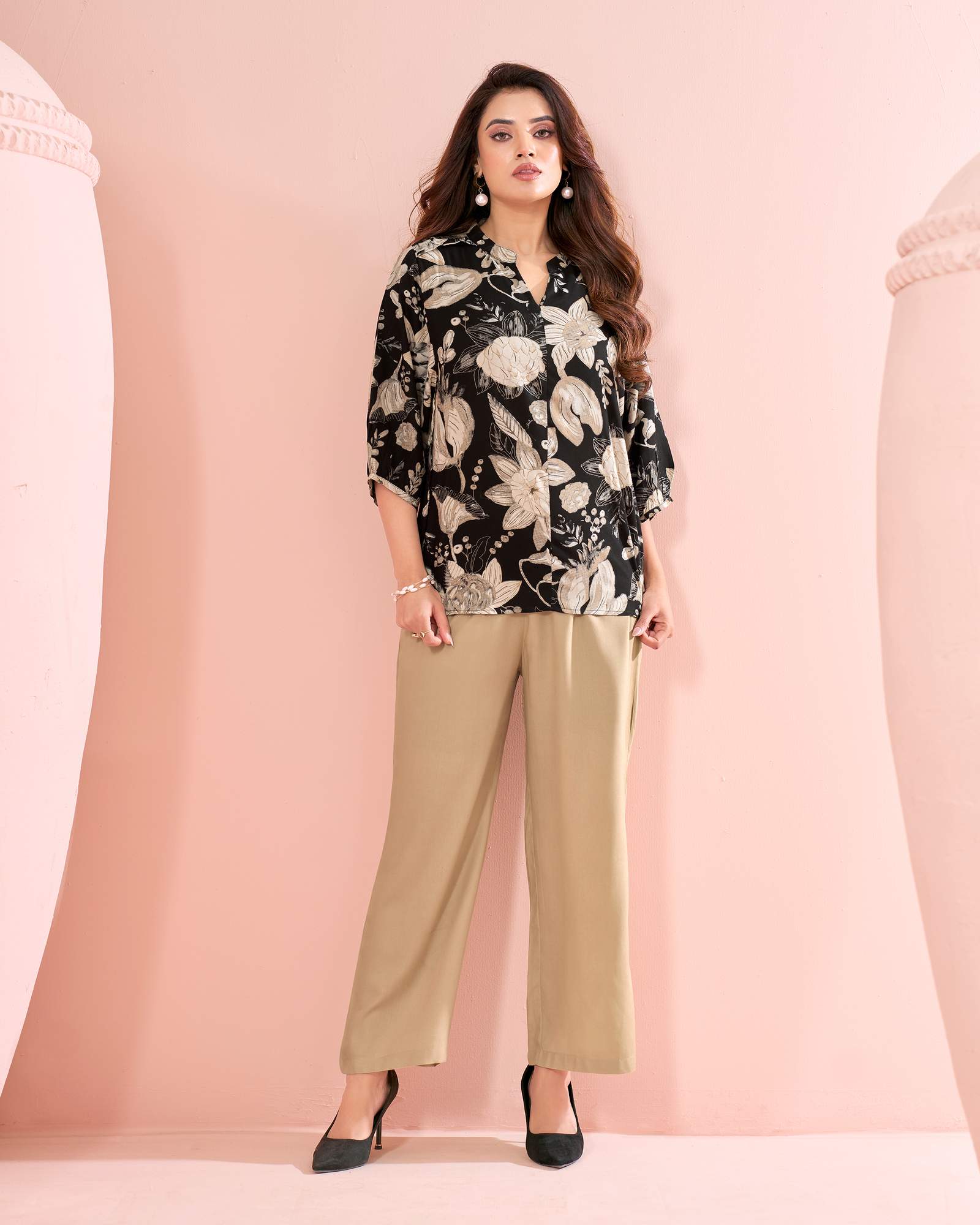 black-and-brown-viscose-reyon-printed-top-and-pant-co-ord-set