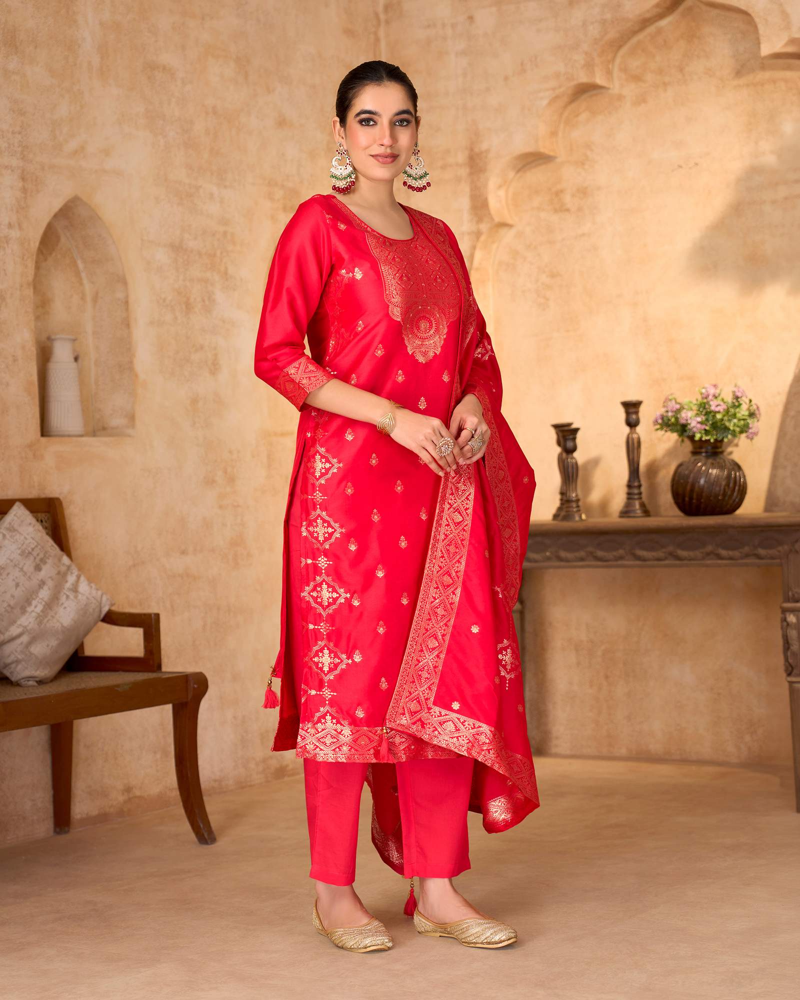 womens-purple-jacquard-art-silk-straight-kurta-set-with-cotton-bottom-silk-blend-dupatta-10