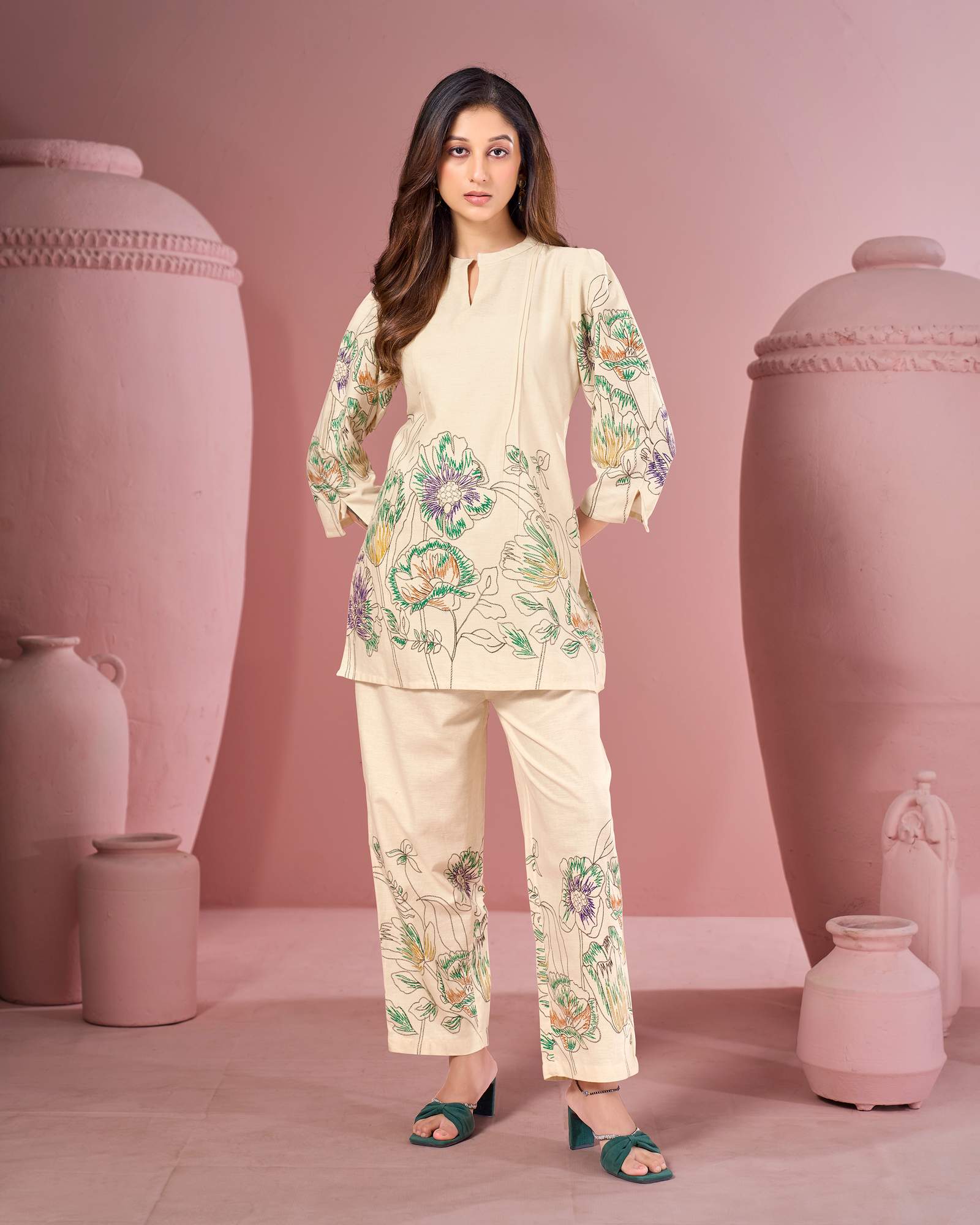 white-pure-cotton-floral-printed-co-ord-set-for-women