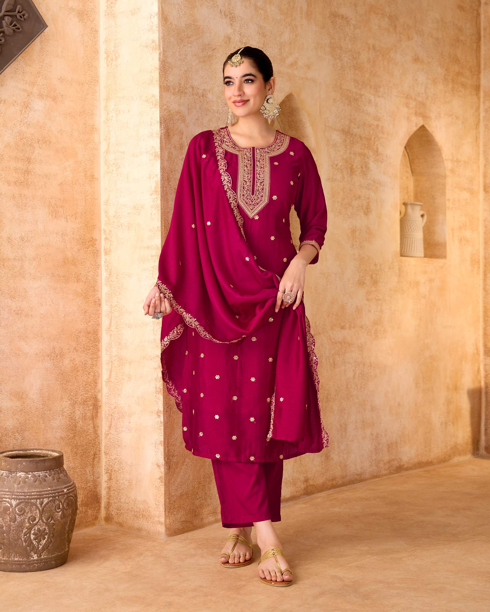 pink-vichitra-silk-embroidered-straight-kurta-set-with-embroidered-dupatta